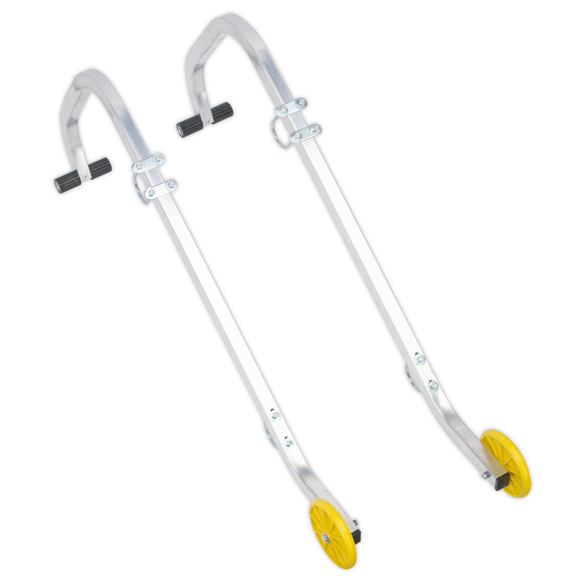 Sealey Ladder Roof Hook Aluminium 150kg Capacity Anti Slip Rubber Feet LAD003