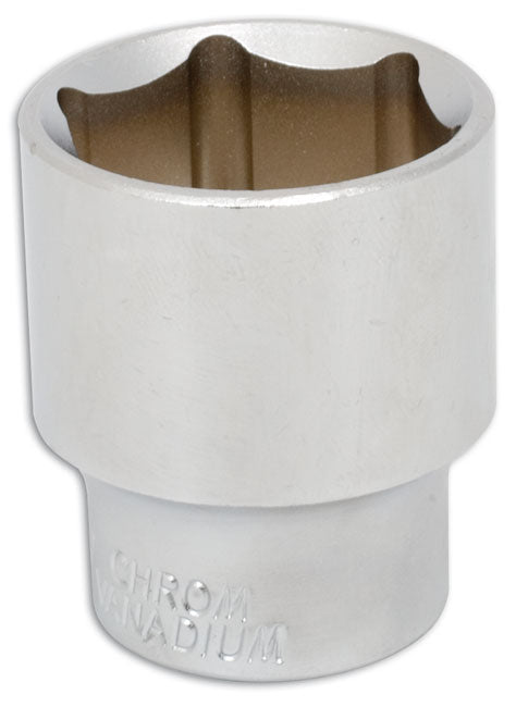 LASER 0821 Socket Wrench Insert 1/2" Drive 27mm Spanner Chrome Vanadium Steel