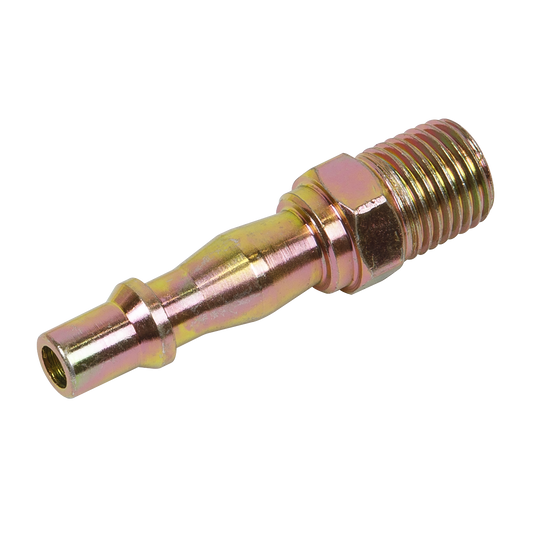 Sealey Screwed Adaptor Male Thread 1/4" BSPT 100 PSI 35-40 CFM - Pack of 5 ACX04