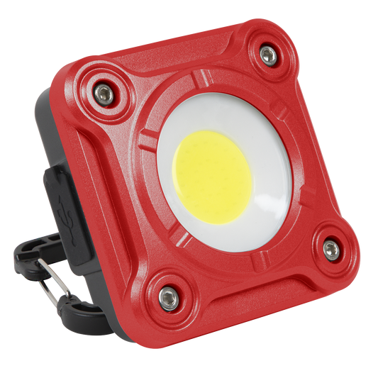 Sealey Rechargeable Pocket Floodlight Torch Lamp 10W COB LED 1000LM LED1000