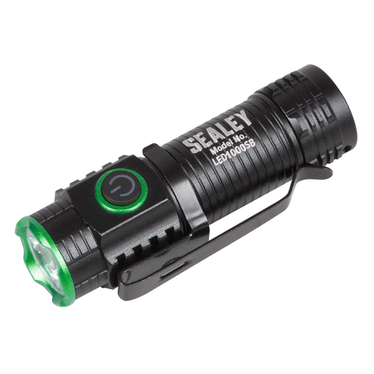 Sealey Super Beam 1000lm Rechargeable SMD LED 10W Pocket Light LED1000SB