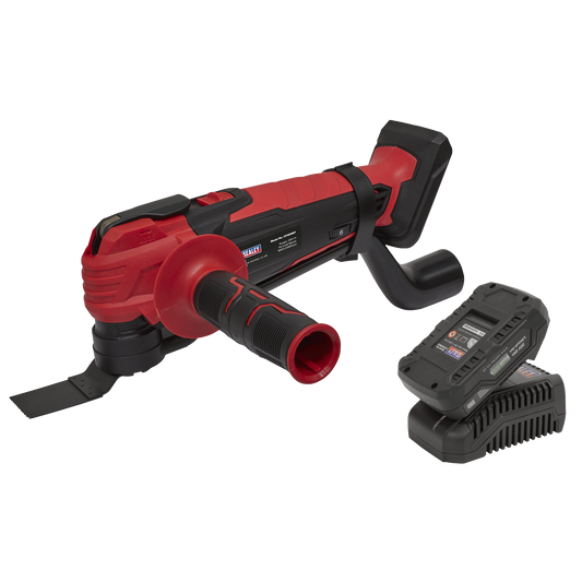 Sealey 20V 2Ah SV20 Series Cordless Oscillating Multi-Tool Kit CP20VMTKIT1