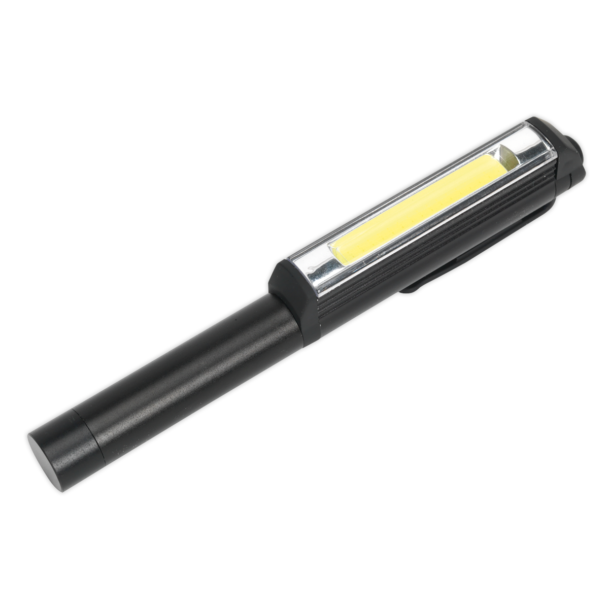 Sealey Aluminium Pen Light Lamp 3W COB LED 280lm 162mm Long Hands Free LED125
