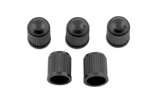 LASER 5282 Dust Cap Set 5 Pieces Tyre Valve Cover Set For Wheel Protection