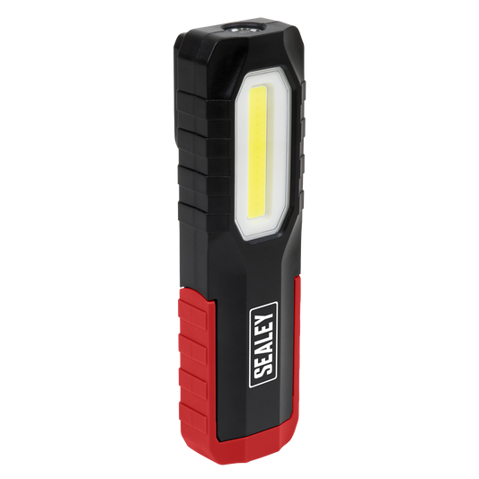 Sealey Rechargeable 3W COB & 2W SMD LED Inspection Light Lamp Torch LED301