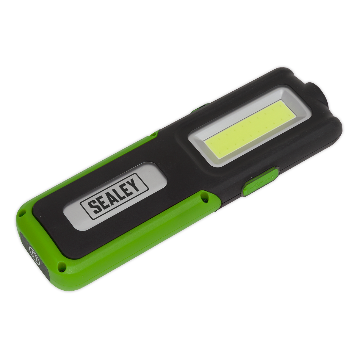 Sealey 5W COB 3W LED Rechargeable Inspection Lamp Power Bank Green LED318G