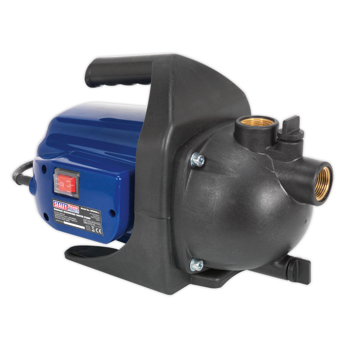 Sealey 53L/Min Surface Mounting Water Pump - 230V 650W Heavy Duty WPS060