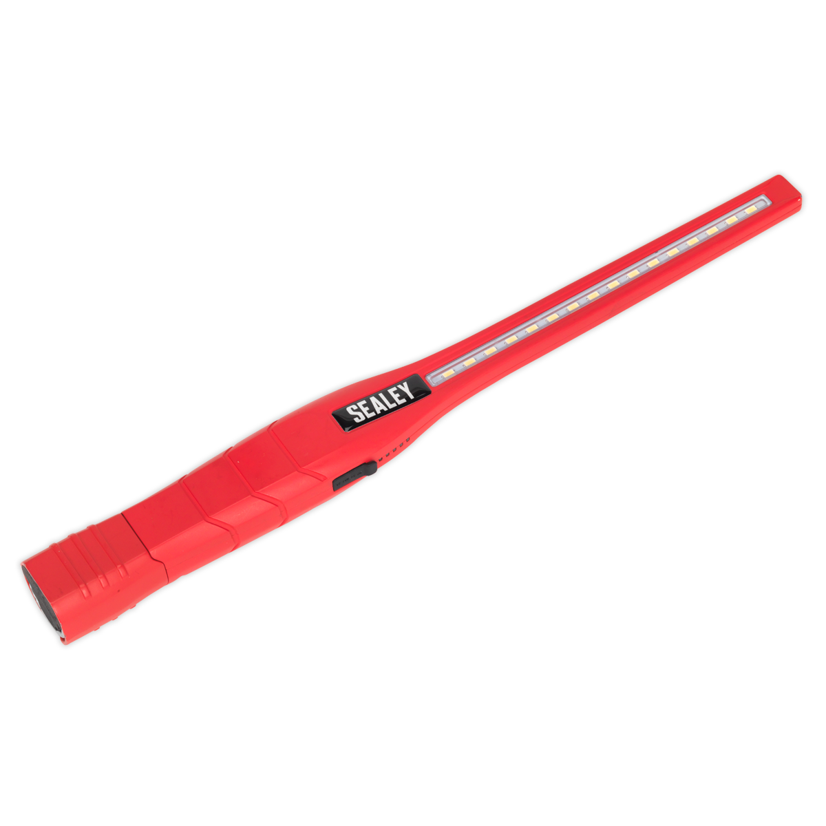 Sealey Rechargeable Slim Inspection Lamp 360 Degree 8W 1W SMD LED Red LED3604R