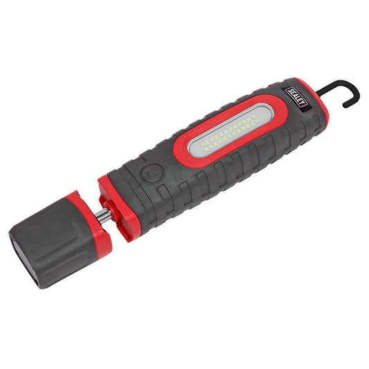 Sealey Rechargeable Inspection Lamp 360 Degree 24 SMD 3W SMD LED Red LED3606R