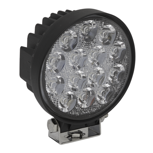 Sealey Round Work Light 42W SMD LED 3360 Lumens Mounting Bracket Set LED4R