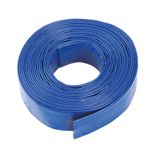 Sealey Layflat PVC Hose Reinforced With Synthetic Fibres 38mm x 10m LFH1038