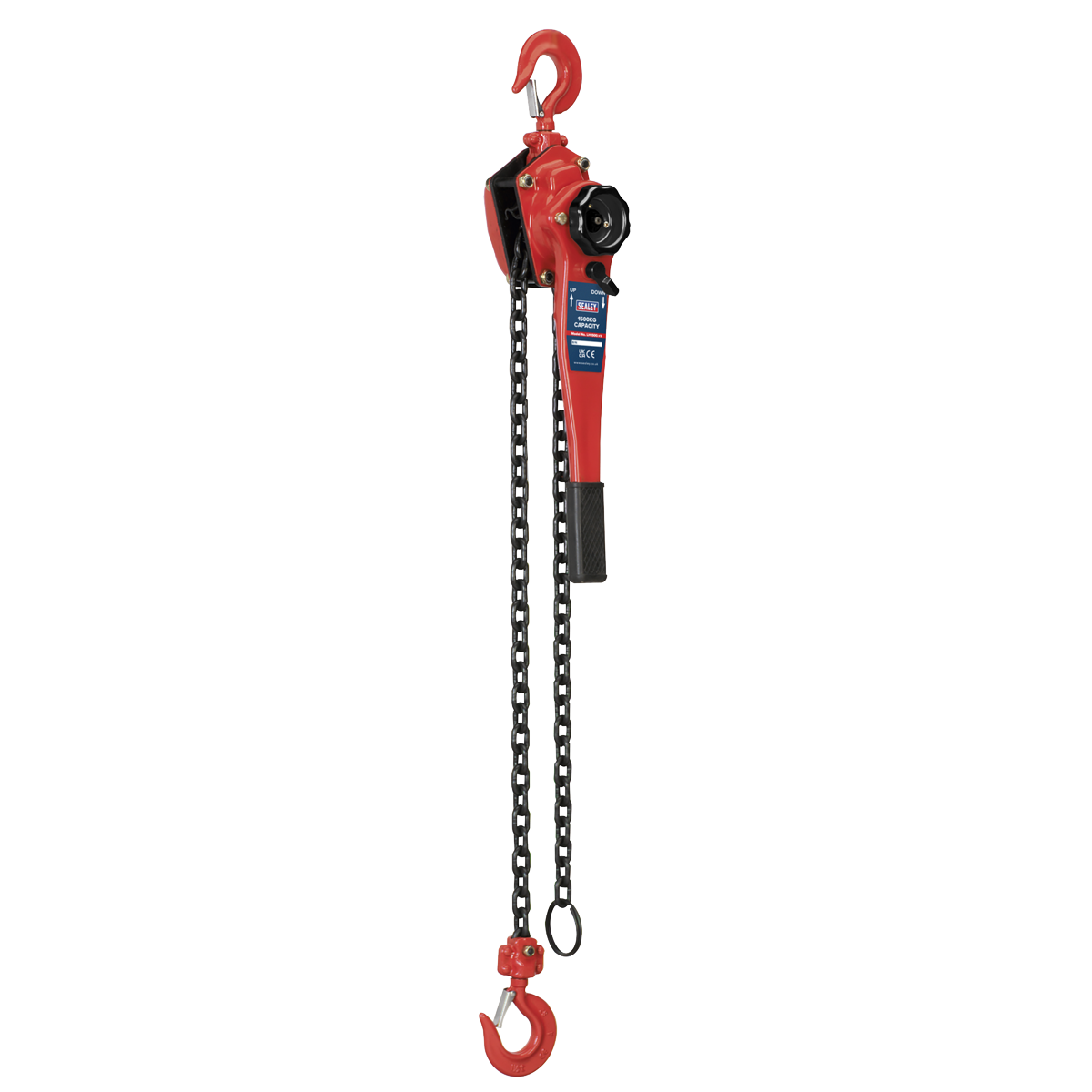 Sealey Lever Hoist Steel With Heavy Duty Brake & Alloy Steel Chain 1500kg LH1500