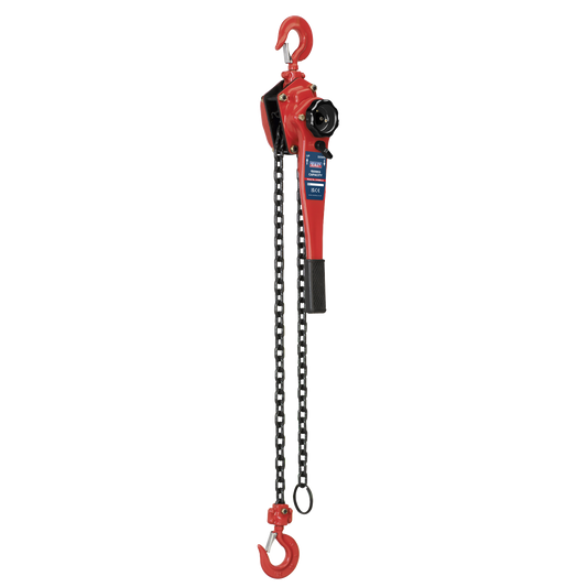 Sealey Lever Hoist Steel With Heavy Duty Brake & Alloy Steel Chain 1500kg LH1500