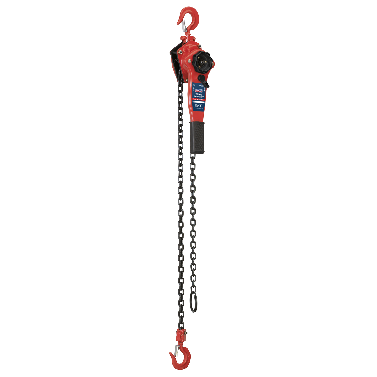 Sealey Lever Hoist Steel With Heavy Duty Brake & Alloy Steel Chain 750kg LH750