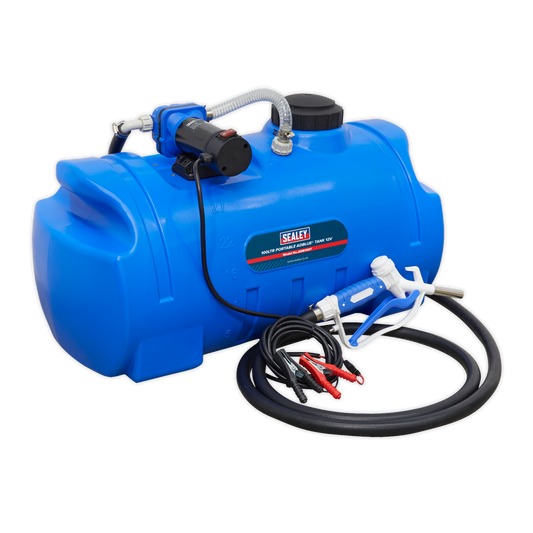 Sealey Portable AdBlue Tank With 4m Electric Cable & Clamps 100L 12V ADB100T