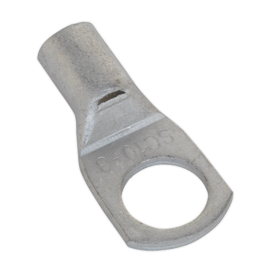 Sealey Tin-Plated Copper Lug Terminal With Inspection Hole 10mm x 8mm 10PK LT108
