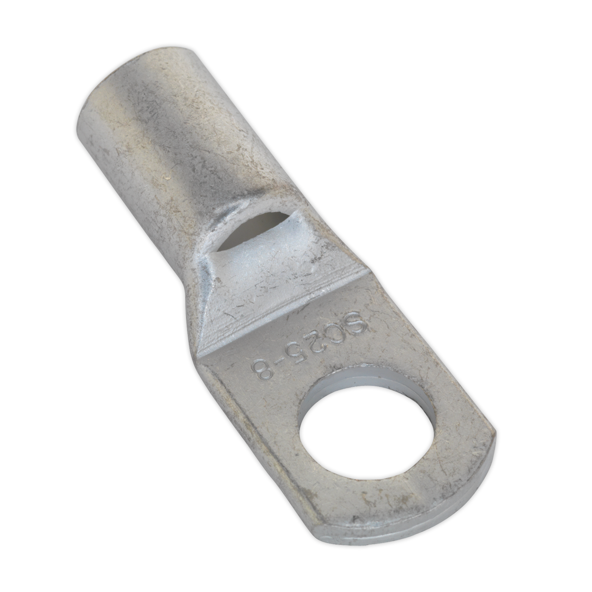 Sealey Tin-Plated Copper Lug Terminal With Inspection Hole 25mm x 8mm 10PK LT258
