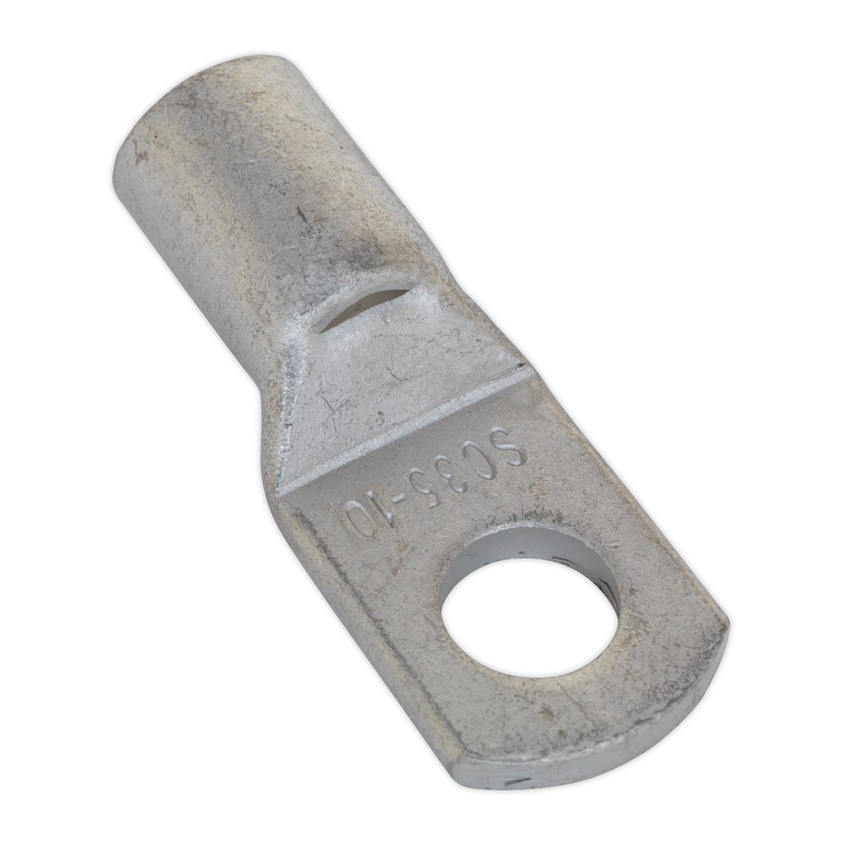 Sealey Copper Lug Terminal With Inspection Hole 35mm x 10mm Pack of 10 LT3510