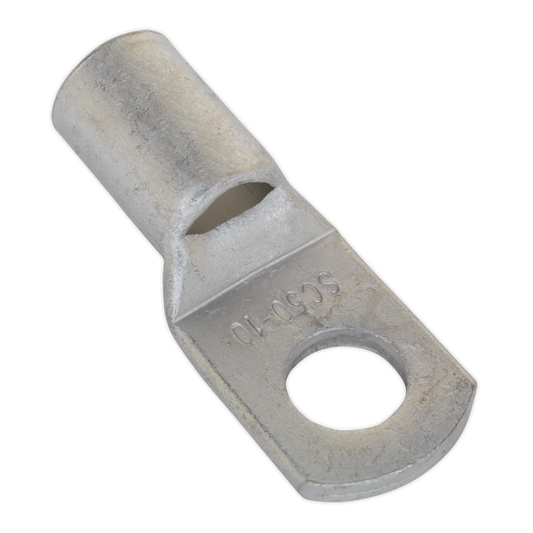Sealey Copper Lug Terminal With Inspection Hole 50mm x 10mm 10pk LT5010