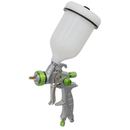 Sealey Professional LVLP Gravity Feed Spray Gun - 1.4mm Set-Up 600mL LVLP01