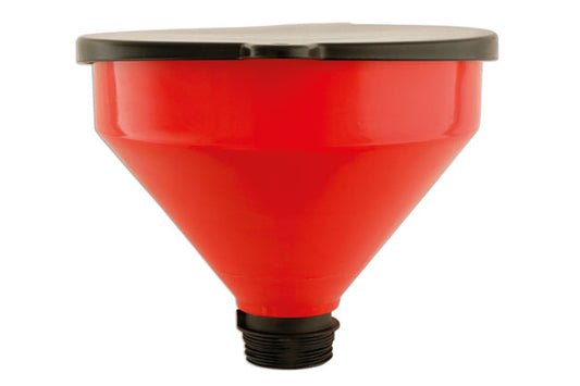 LASER 5424 250mm Oil Drum Funnel With Grill For Efficient Oil Draining Refilling