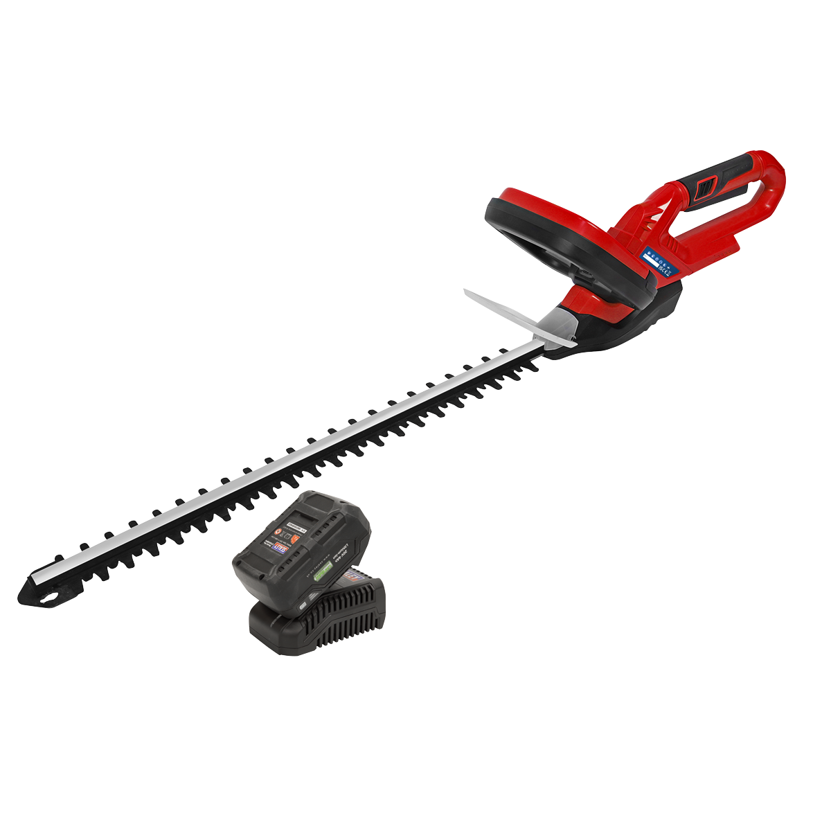 Sealey 20V SV20 Series Cordless Hedge Trimmer 4Ah Battery & Charger CHT20VCOMBO4