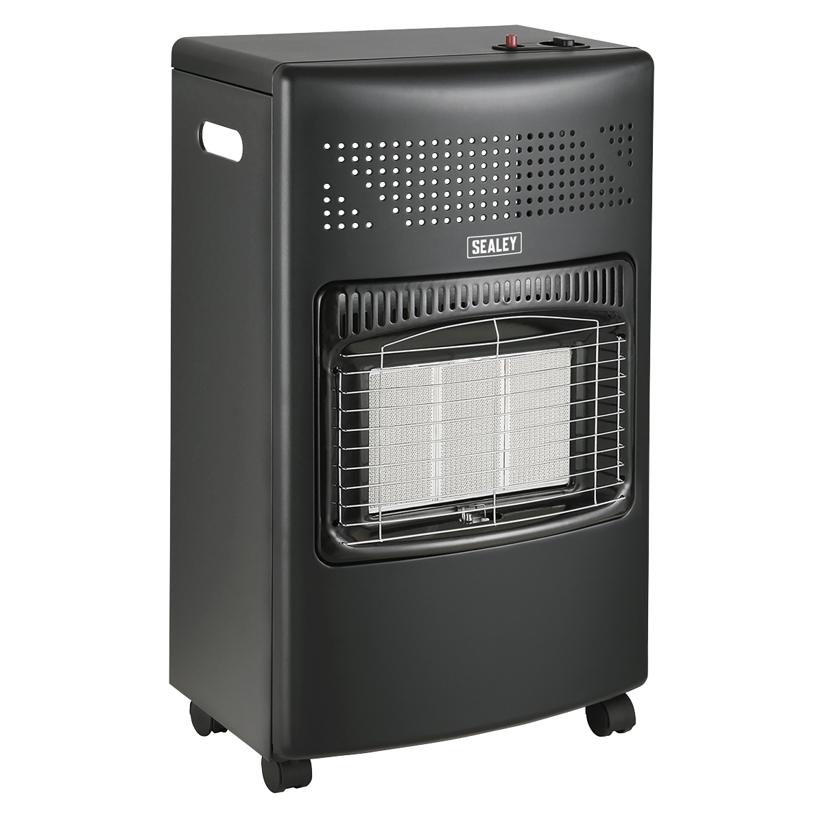 Sealey 4.2kW Cabinet Gas Heater Piezo Ignition Effective Safe Portable CH4200
