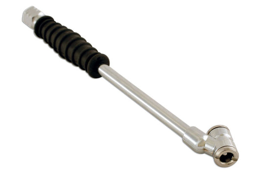LASER 5434 Tyre Valve Connector Twin Head Hold-On Soft Grip For Gauges