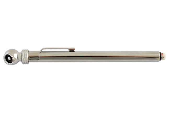 LASER TOOLS 5445 Tyre Pressure Gauge Angled Head Metal Body 5-60 psi Tool