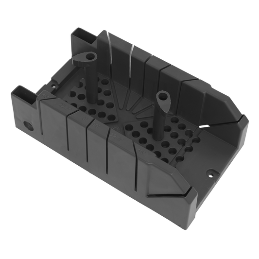 Sealey Mini Mitre Box 310 x 170 x 110mm General Purpose Durable Plastic MB02