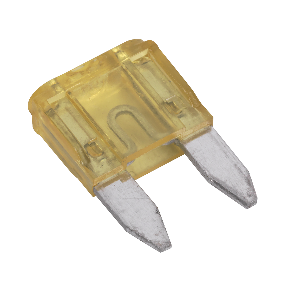 Sealey Automotive Mini Fuse Blade Electrical 20A 50 Pieces Car Yellow MBF2050