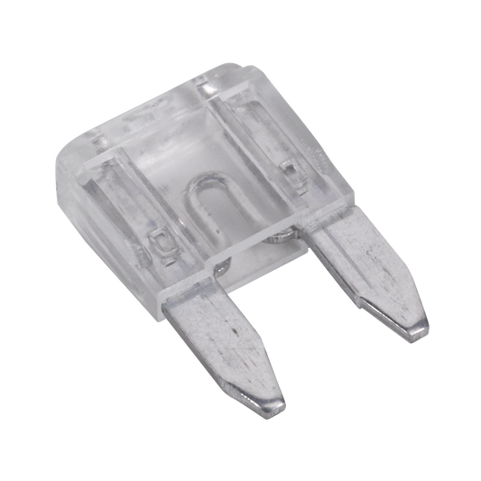 Sealey Automotive Mini Fuse Blade Electrical 25A 50 Pieces Car Van White MBF2550