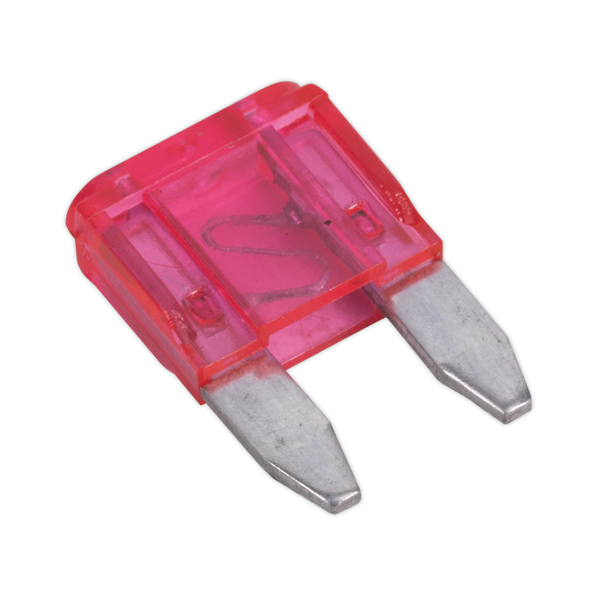 Sealey Automotive Mini Fuse Blade Electrical 4A 50 Pieces Car Red/Silver MBF450