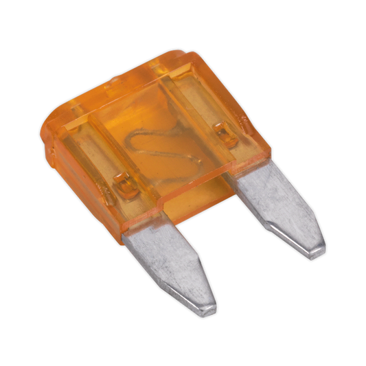 Sealey Automotive Mini Fuse Blade Electrical 5A 50 Pieces Car Van Orange MBF550