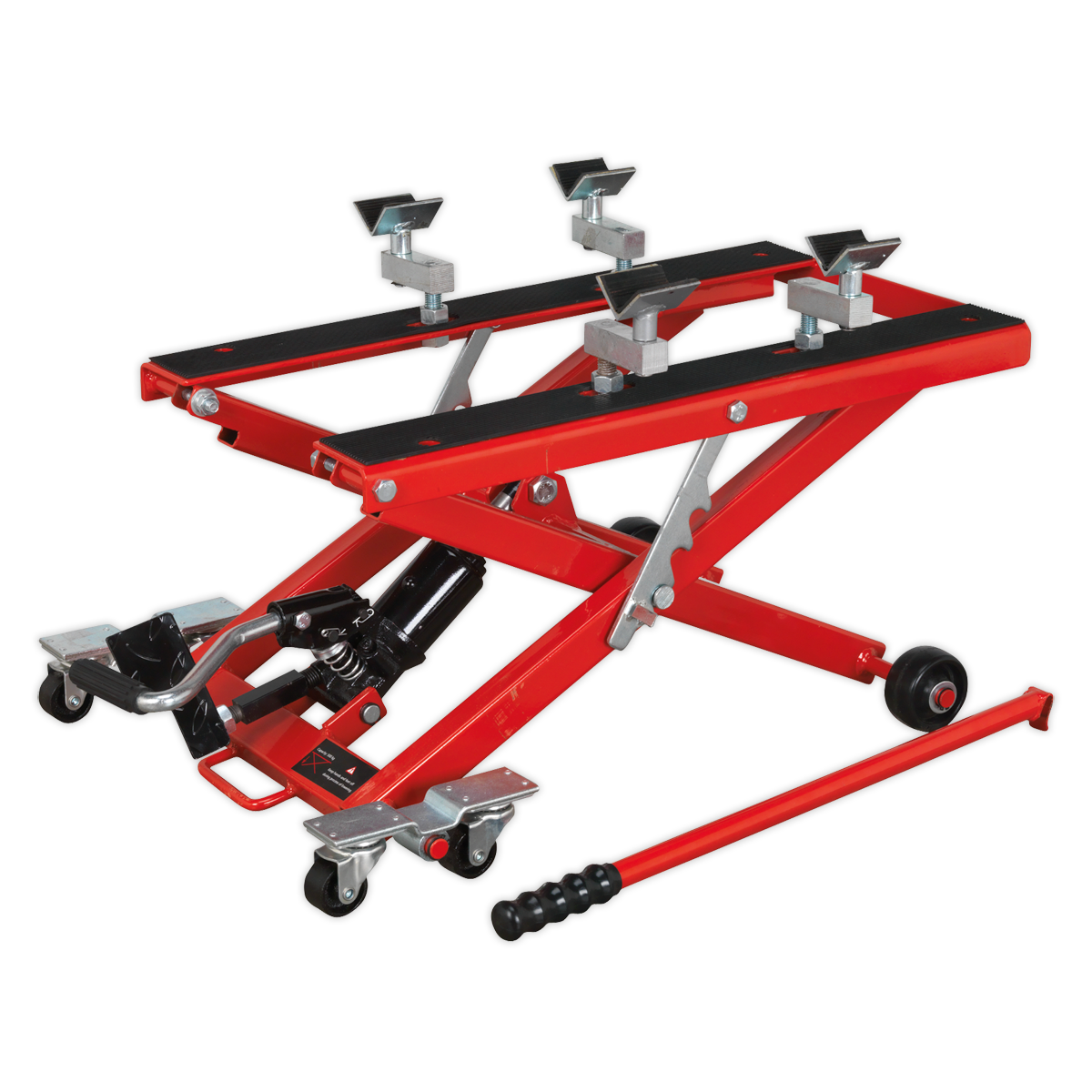 Sealey Scissor Motorcycle Lift With Frame Supports Capacity 500kg MC4500
