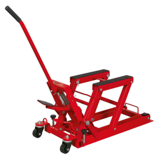 Sealey 680kg Hydraulic Motorcycle & Quadbike Lift Heavy Steel Construction MC480