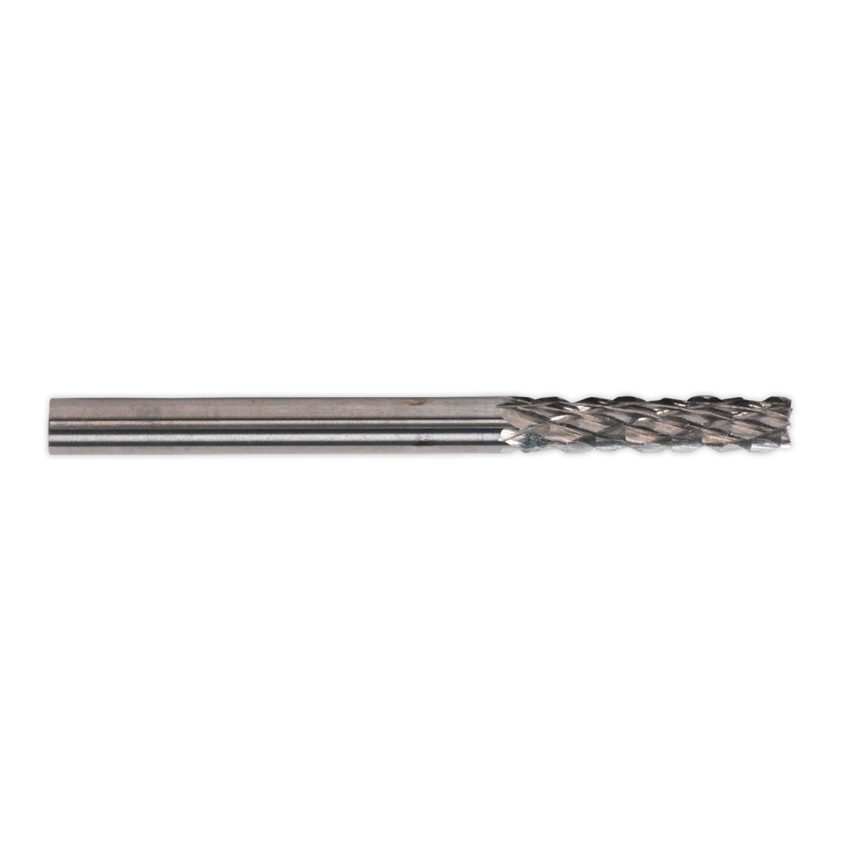 Sealey Micro Carbide Burr Cylinder with End Cutter 3mm Pack of 3 Pieces MCB003