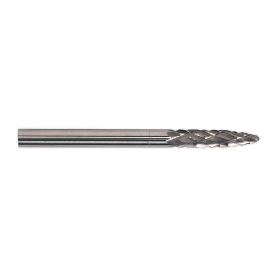 Sealey Micro Carbide Burr Ball Nosed Tree Soft & Hard Metals Pack of 3 MCB006