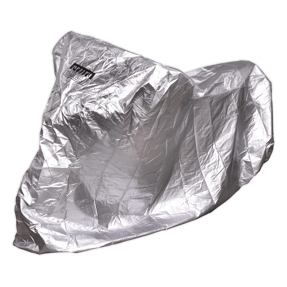 Sealey Motorcycle Double Layer Cover Large 2460 x 1050 x 1270mm Silver MCL