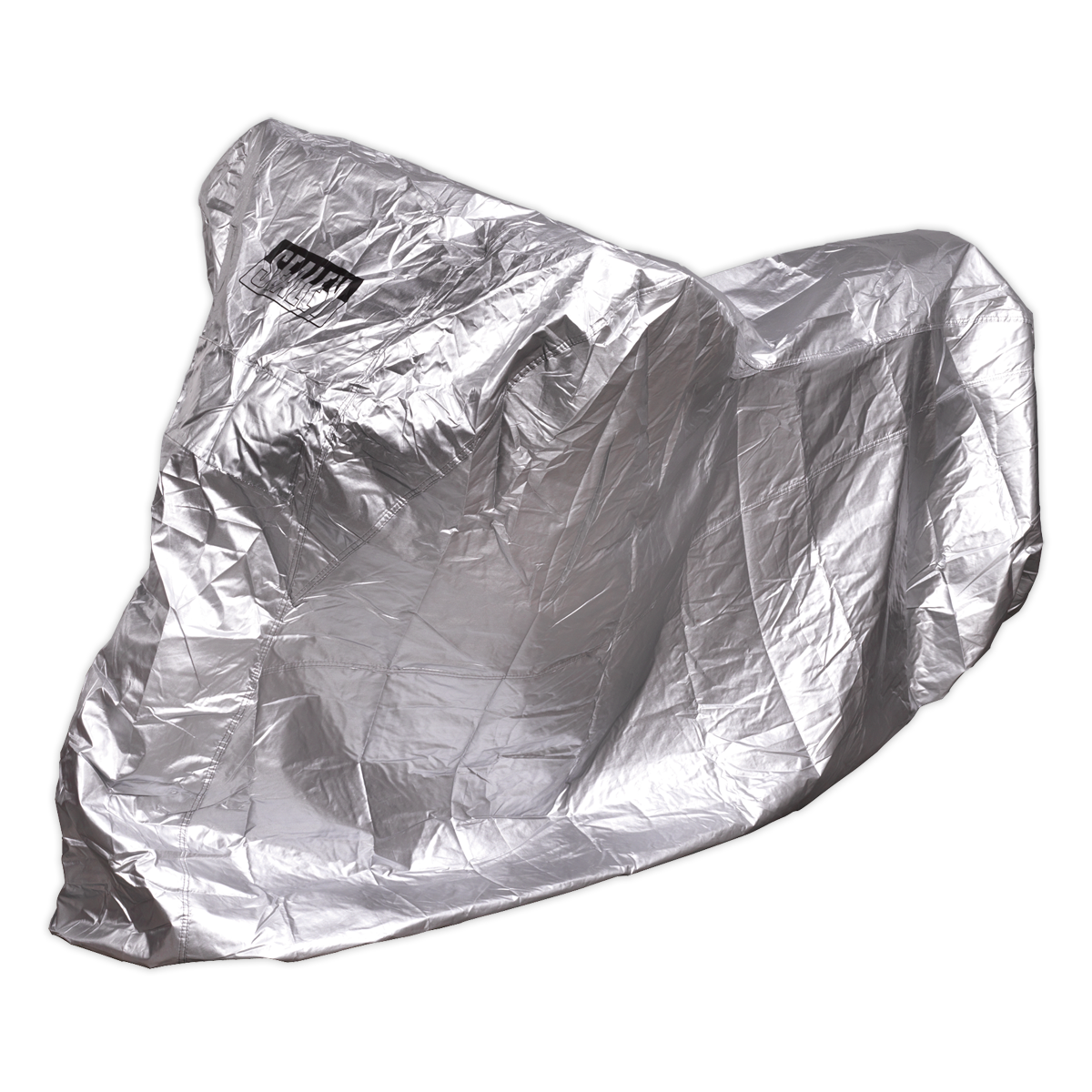 Sealey Medium Motorcycle Double Layer Cover 2320 x 1000 x 1350mm Silver MCM