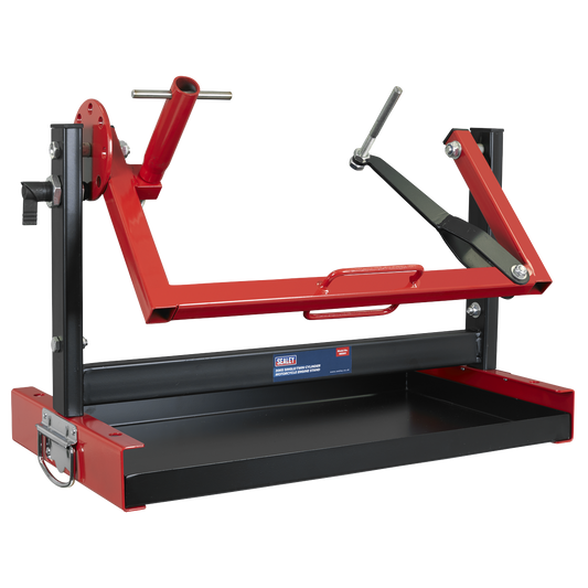 Sealey Single/Twin Cylinder Motorcycle Engine Stand 30kg - Red/Black MES01