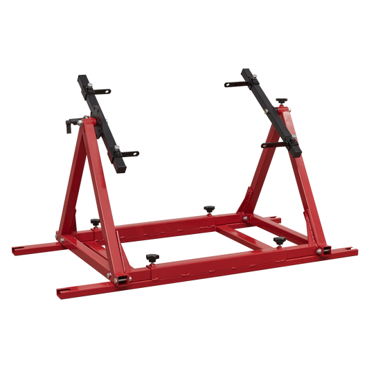 Sealey 100kg Engine Rebuild Stand Multi-Cylinder Width/Length Adjustable MES03