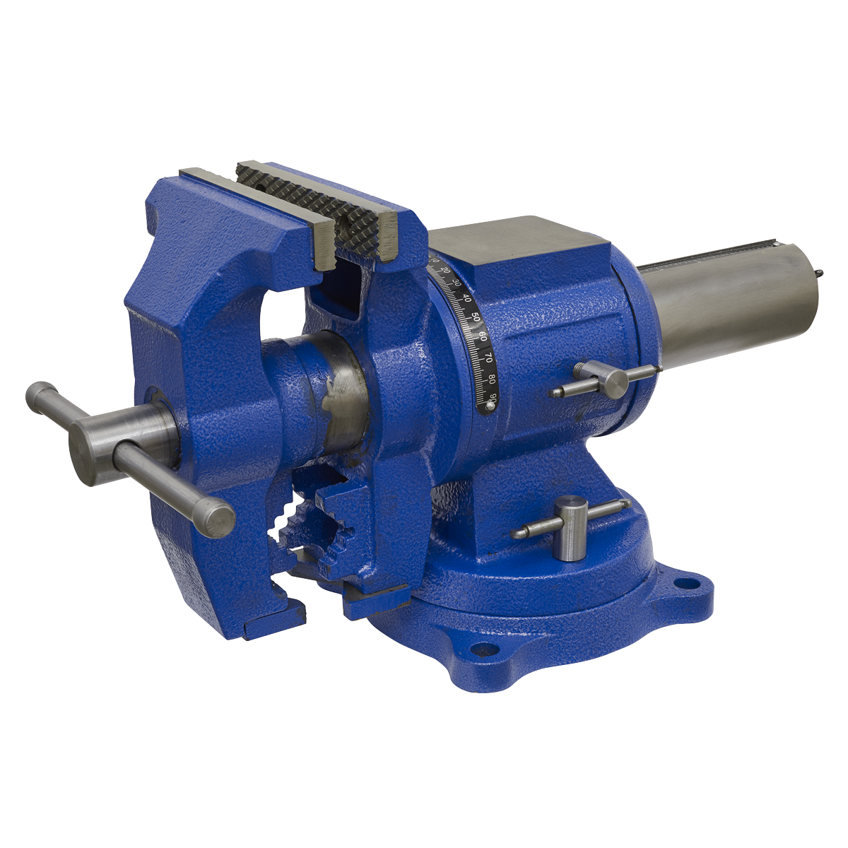Sealey 150mm Cast Iron Multifunction Swivel Base Vice Bench Mounting MFV150