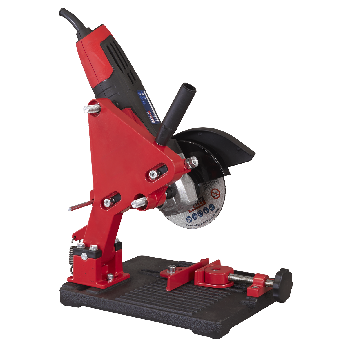 Sealey Ø115mm Angle Grinder 750W With Cast Iron Stand Cuts Up To 18mm AGS115