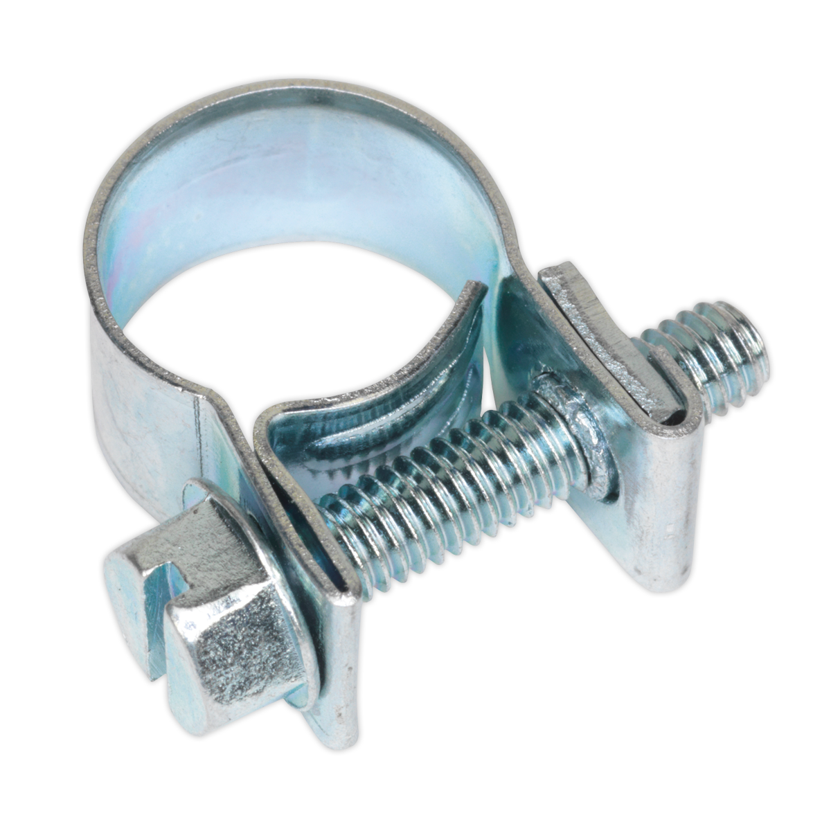 Sealey Mini Hose Clips 30 Pieces Zinc Plated 10mm - 12mm 0.39" - 0.47" MHC1012