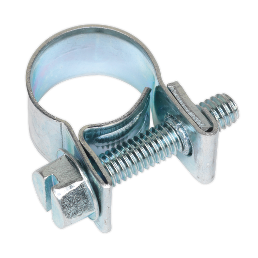 Sealey Mini Hose Clips 30 Pieces Zinc Plated 10mm - 12mm 0.39" - 0.47" MHC1012