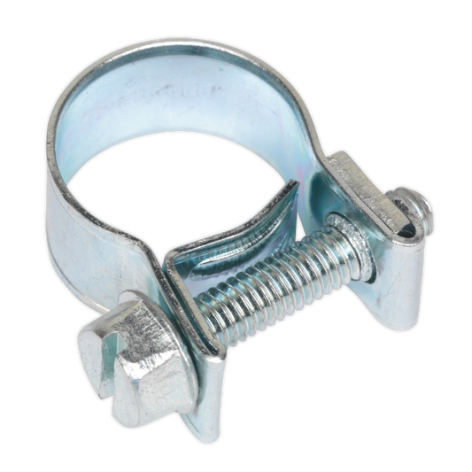 Sealey Mini Hose Clips 30 Pieces Zinc Plated 12mm - 14mm 0.47" - 0.55" MHC1214