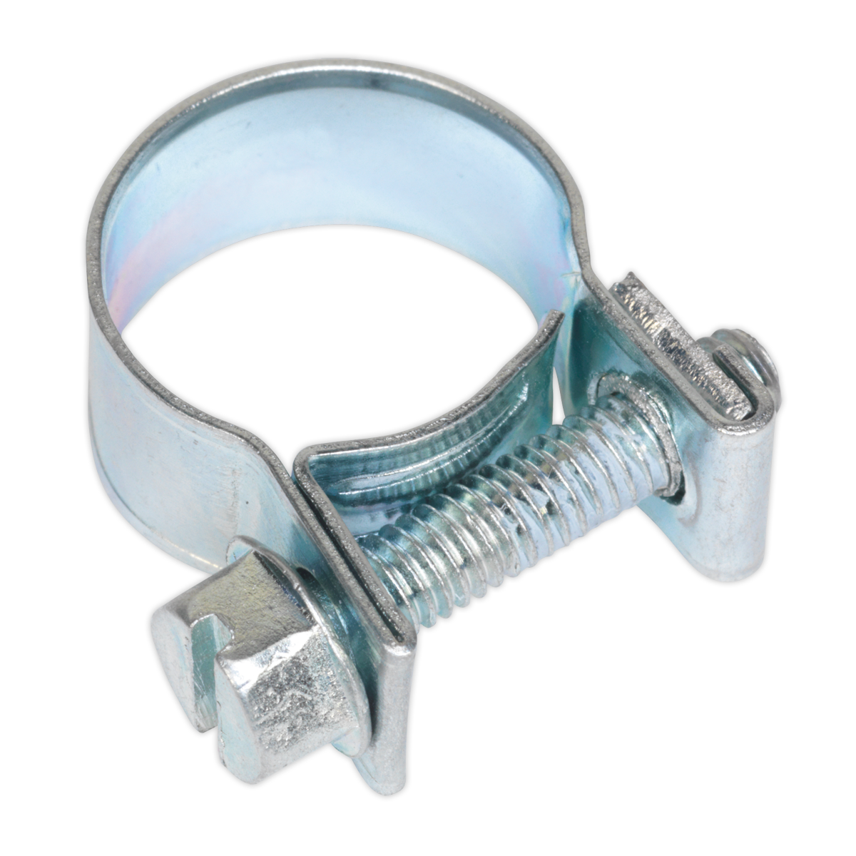 Sealey Mini Hose Clips 30 Pieces Zinc Plated 13mm - 15mm 0.51" - 0.59" MHC1315