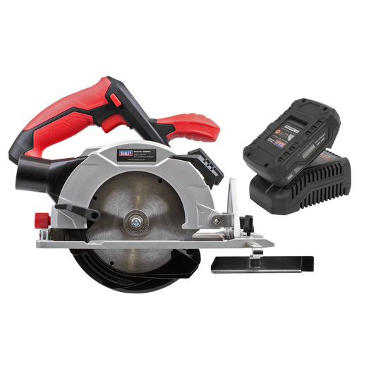 Sealey 20V 2Ah SV20 Series Ø150mm Circular Saw Kit Lighweight CP20VCSKIT1