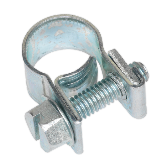Sealey Mini Hose Clips 30 Pieces Zinc Plated 8mm - 10mm 0.31" - 0.39" MHC810